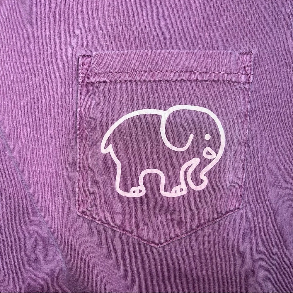 Ivory Ella Purple Long Sleeve Pocket Tee Shirt - Women’s Small - Picture 3 of 8